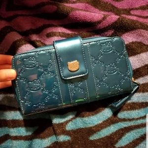 Teal Hello Kitty Loungefly Wallet